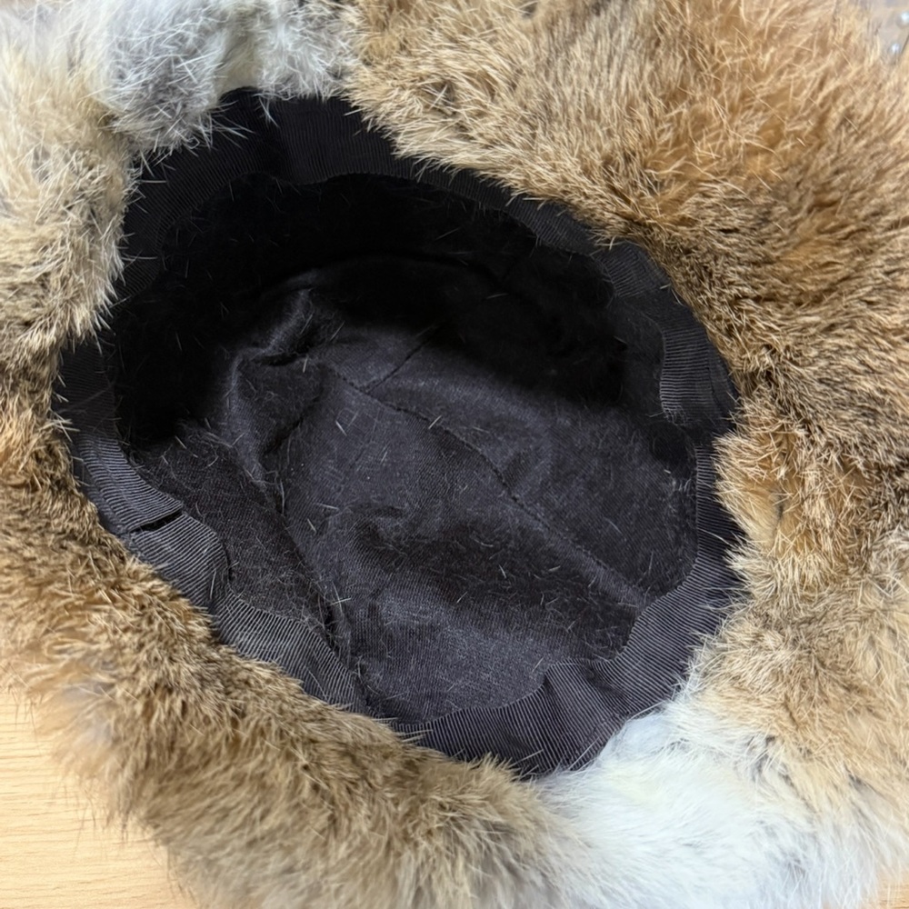 Vintage Rabbit Fur Cossack Hat - Picture 4 of 5